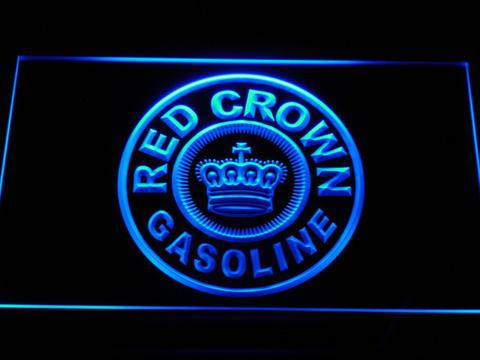 Red Crown Gasoline LED Neon Sign